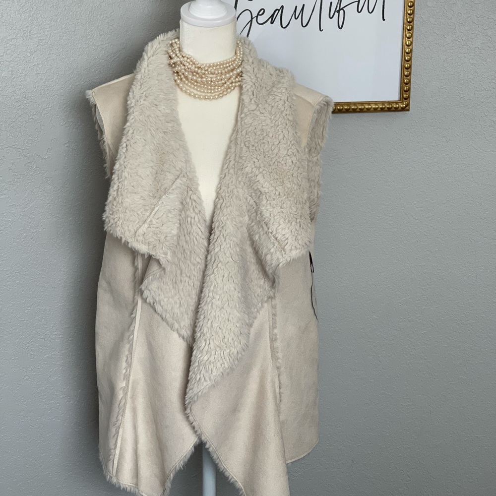 Suede for vest